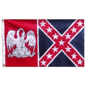 Louisiana Taylor Battle printed polyester flag